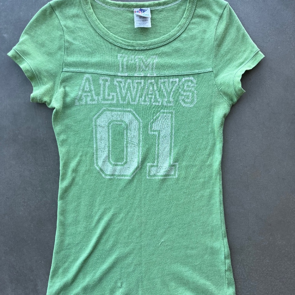 Y2K Always 01 Never 02 Tee